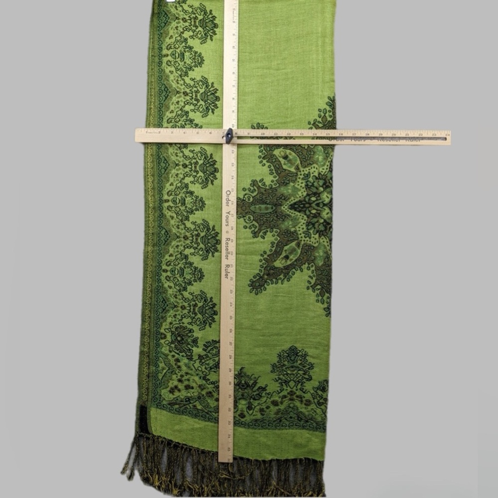 Gorgeous 100% Authentic Pashmina Reversible Patte… - image 4